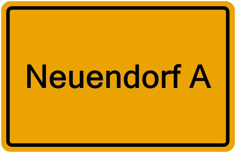 Handelsregisterauszug Neuendorf A